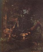 Gustave Courbet Hammock Spain oil painting artist